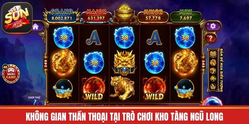 Không gian thần thoại tại trò chơi Kho Tàng Ngũ Long